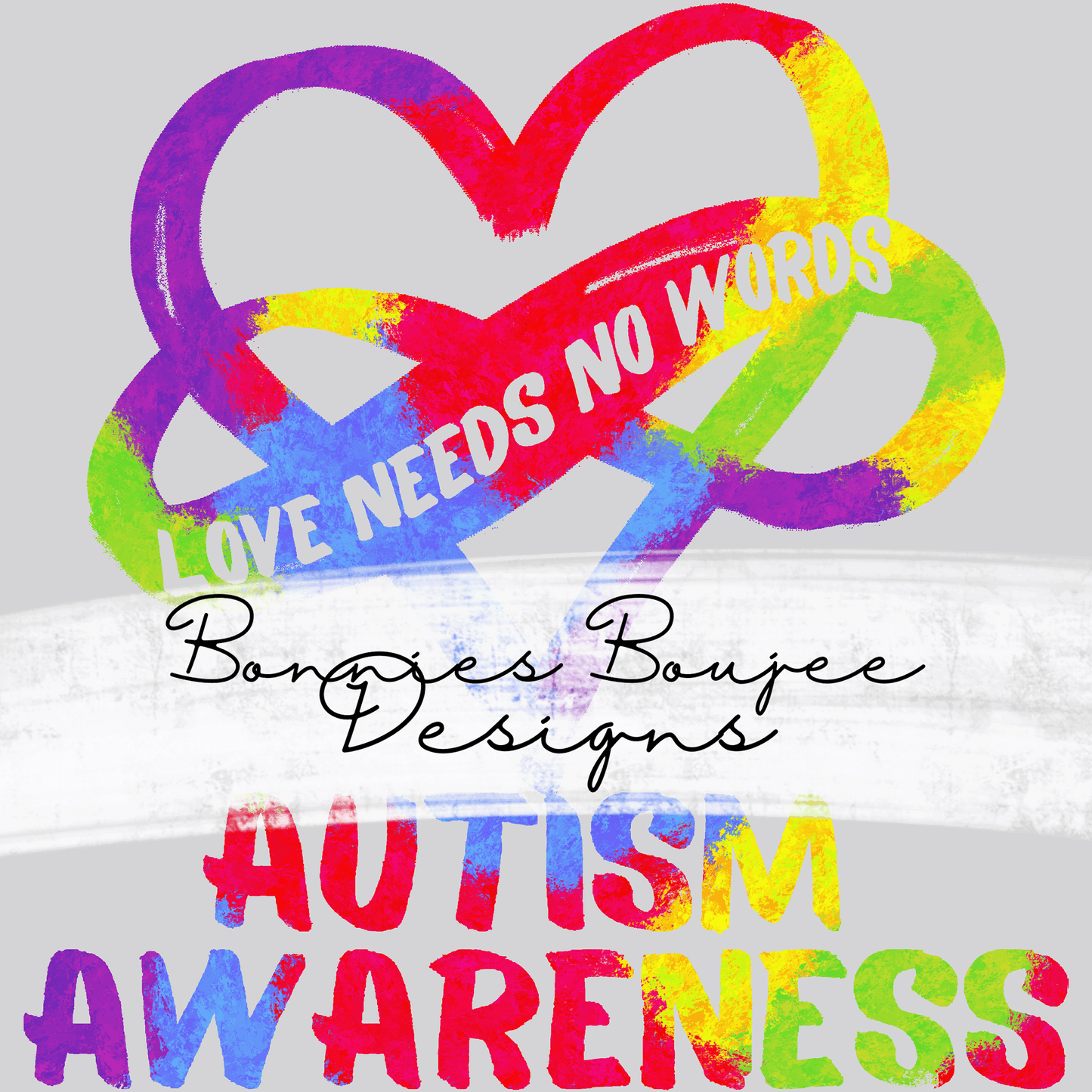 Autism Awareness Heart Hand Drawn Bundle Purchase