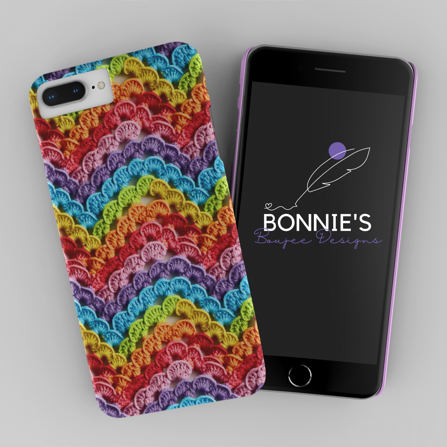 Crochet Rainbow Arches Chevron Seamless Design