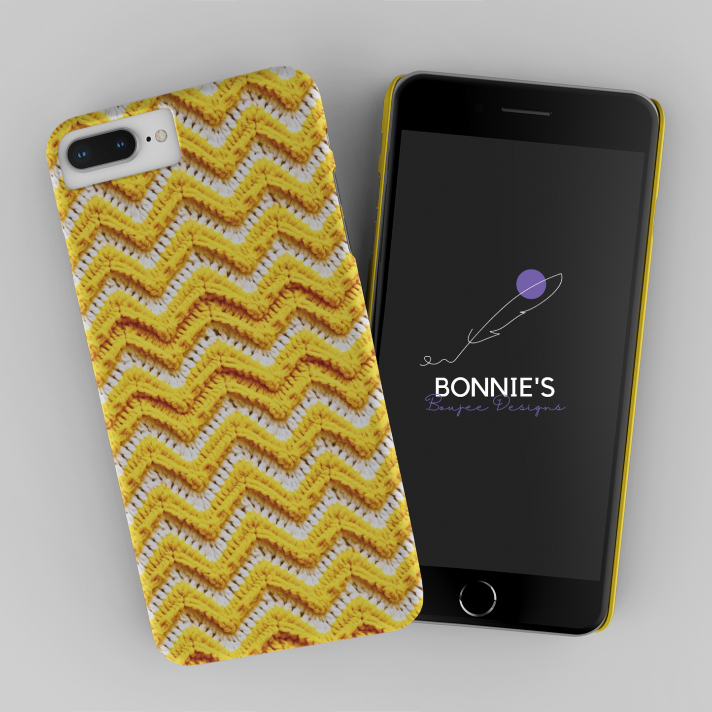 Yellow Chevron Crochet Seamless File