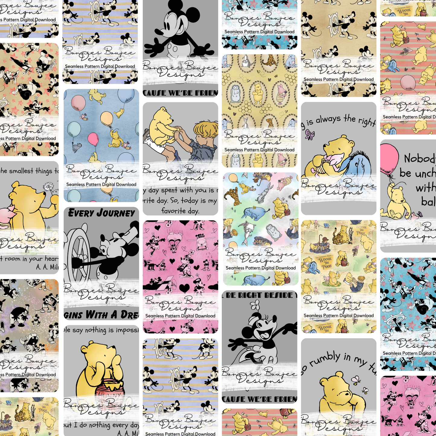 Classic Pooh and Steamboat Willie Drop Bundle Purchase