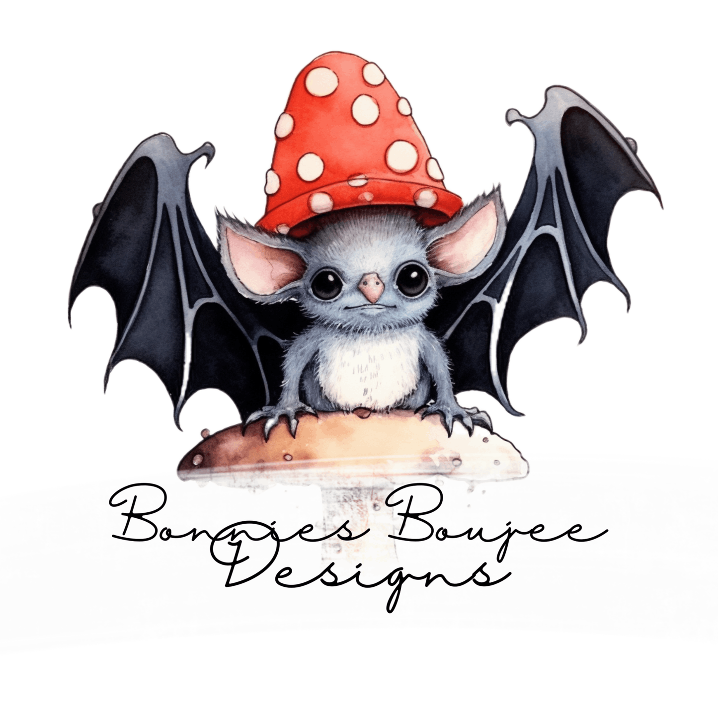 Mushroom Black Bat Sub PNG - Coordinating