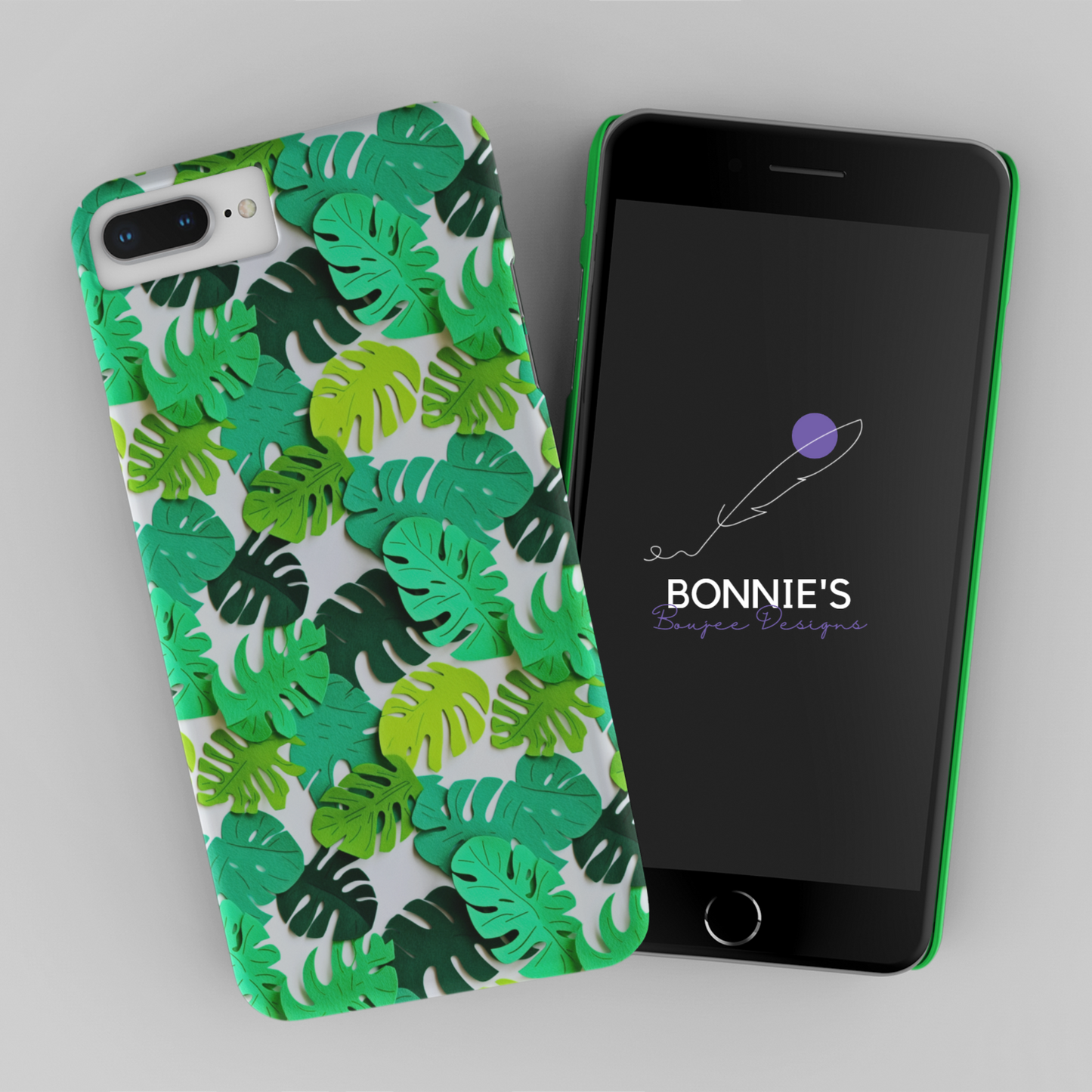 Felt Monstera Leaves Seamless File