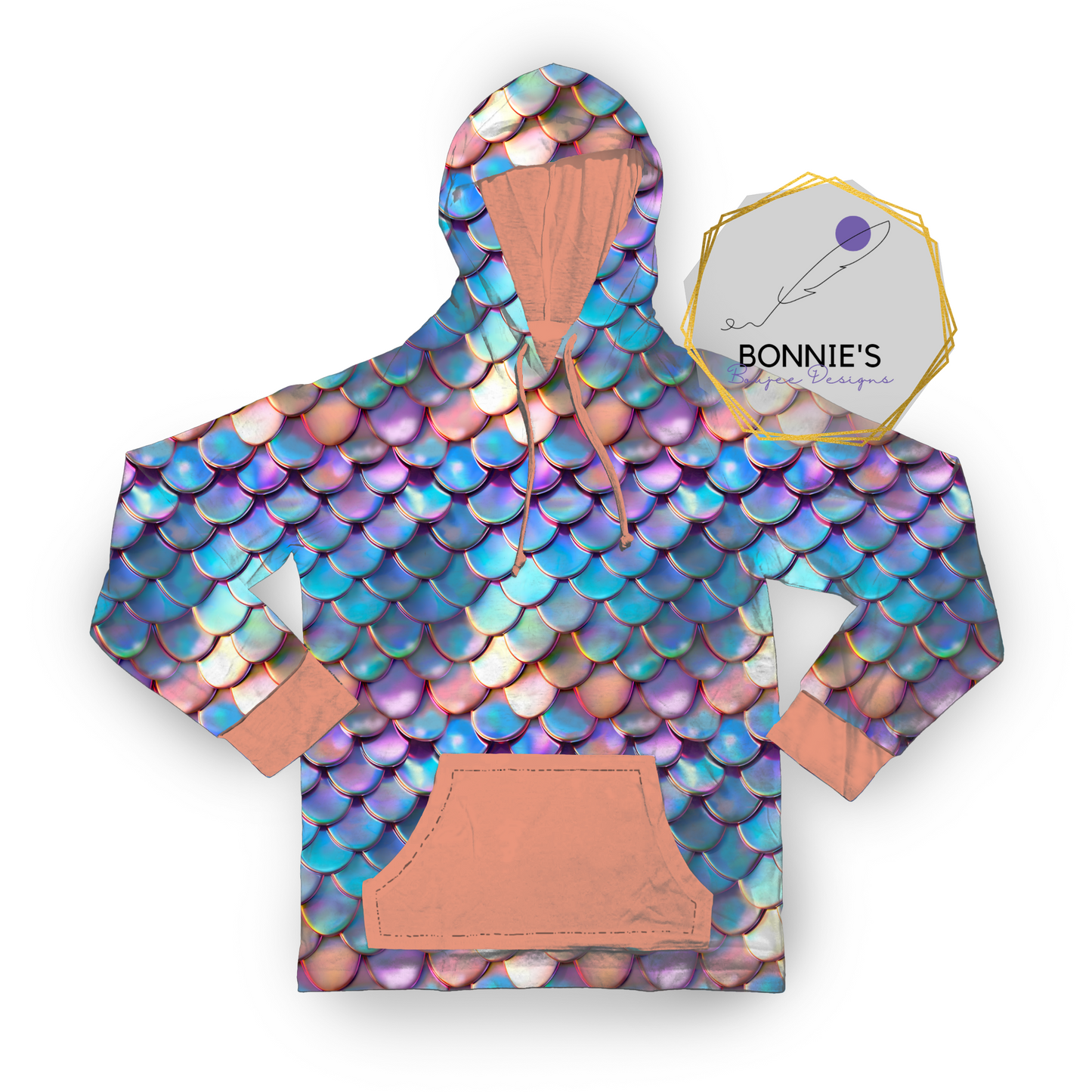 Iridescent Mermaid Scales Realistic Texture Seamless file