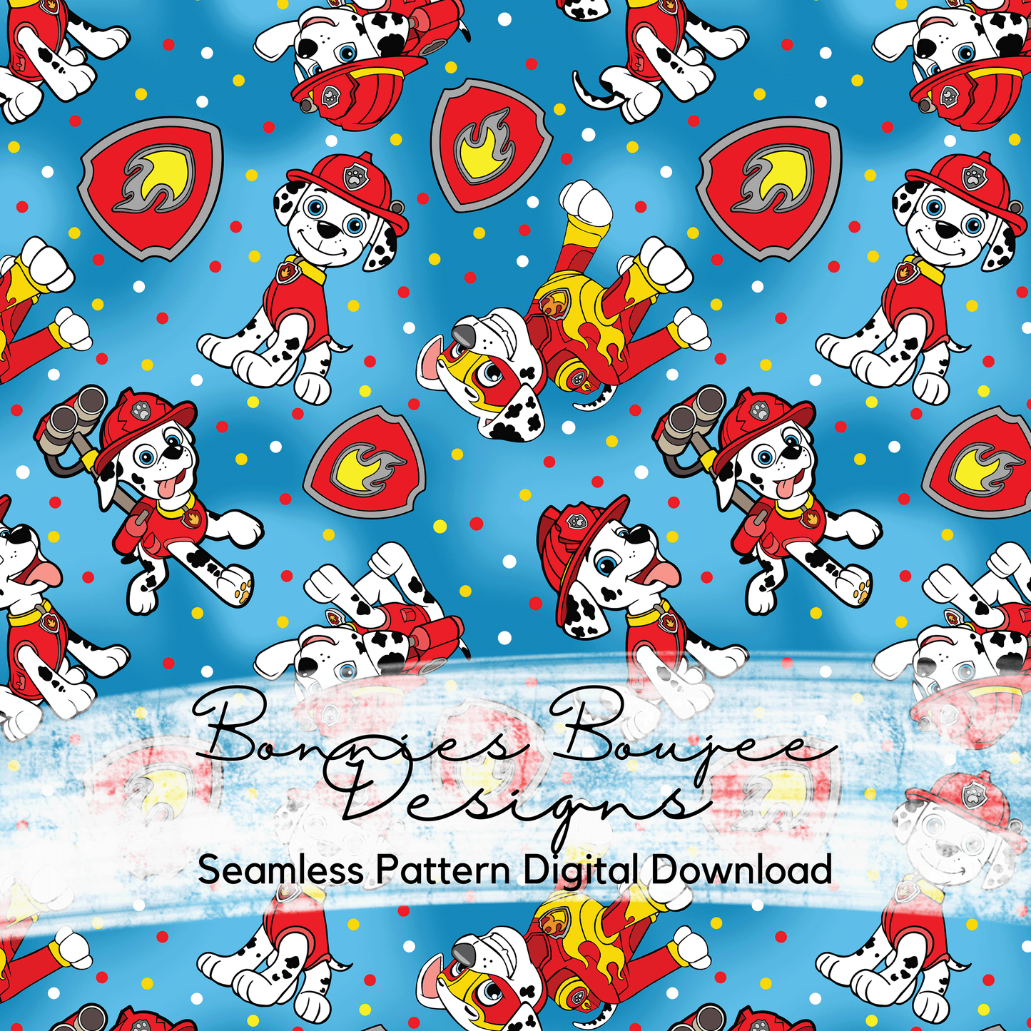 Paw Patrol Marshall Seamless File