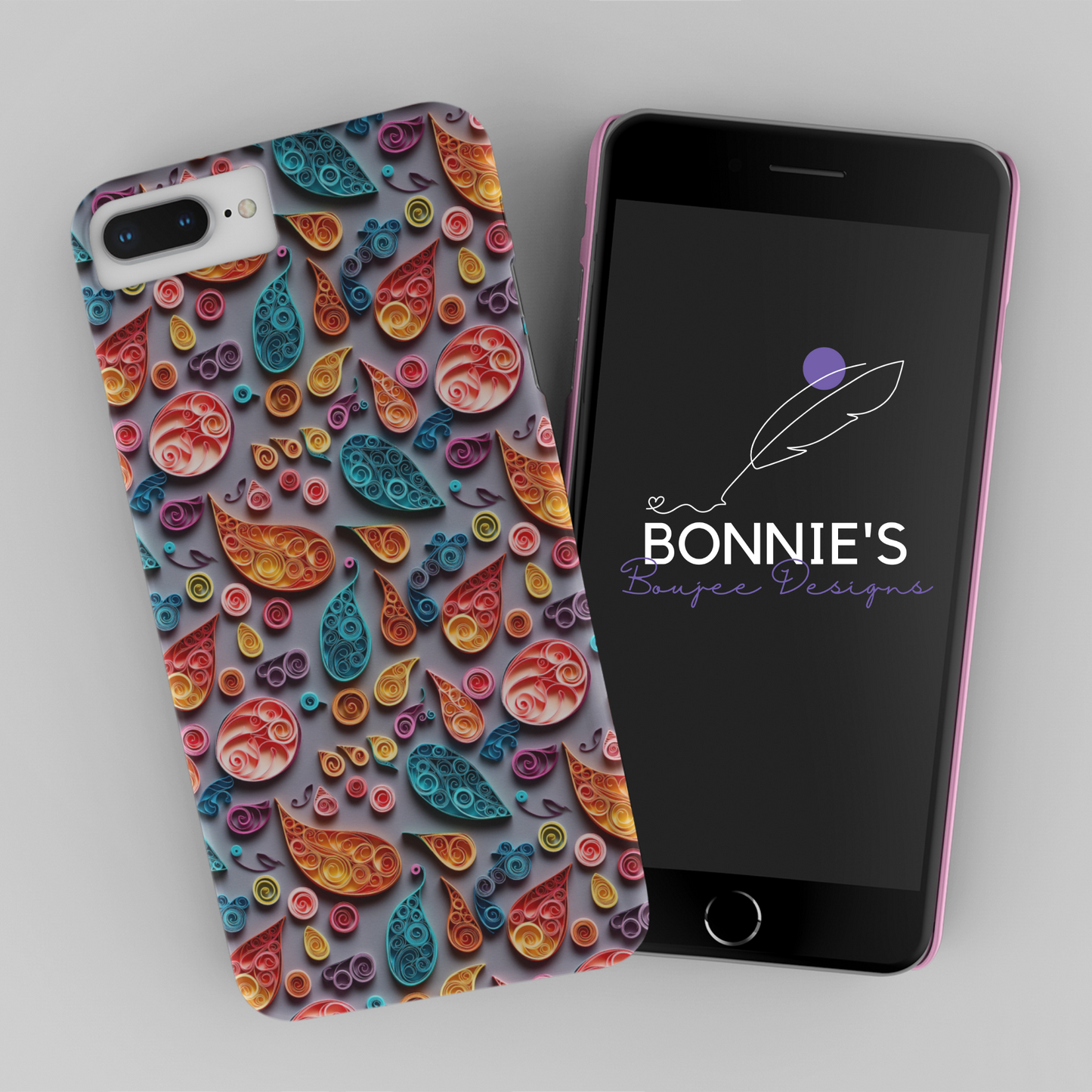 Paisley Paper Quilling Seamless File