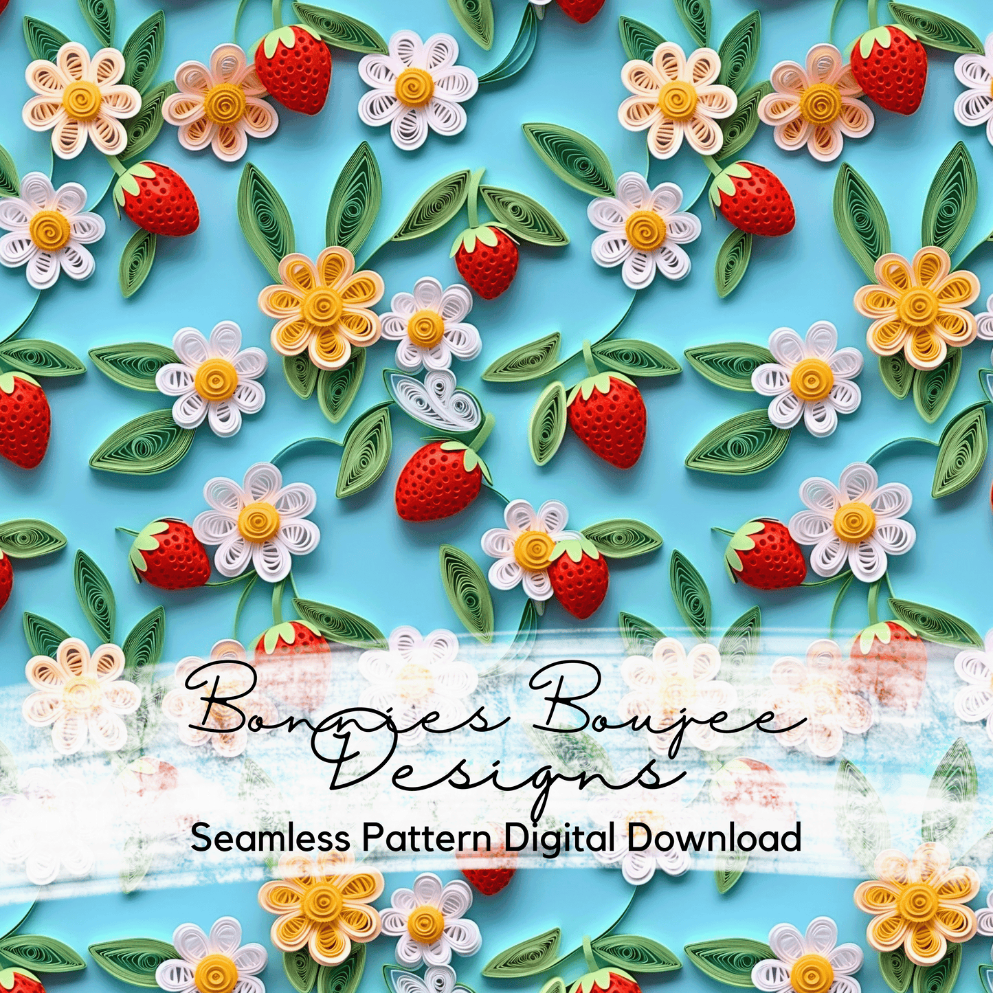 Paper Quilling Strawberry Bundle Purchase