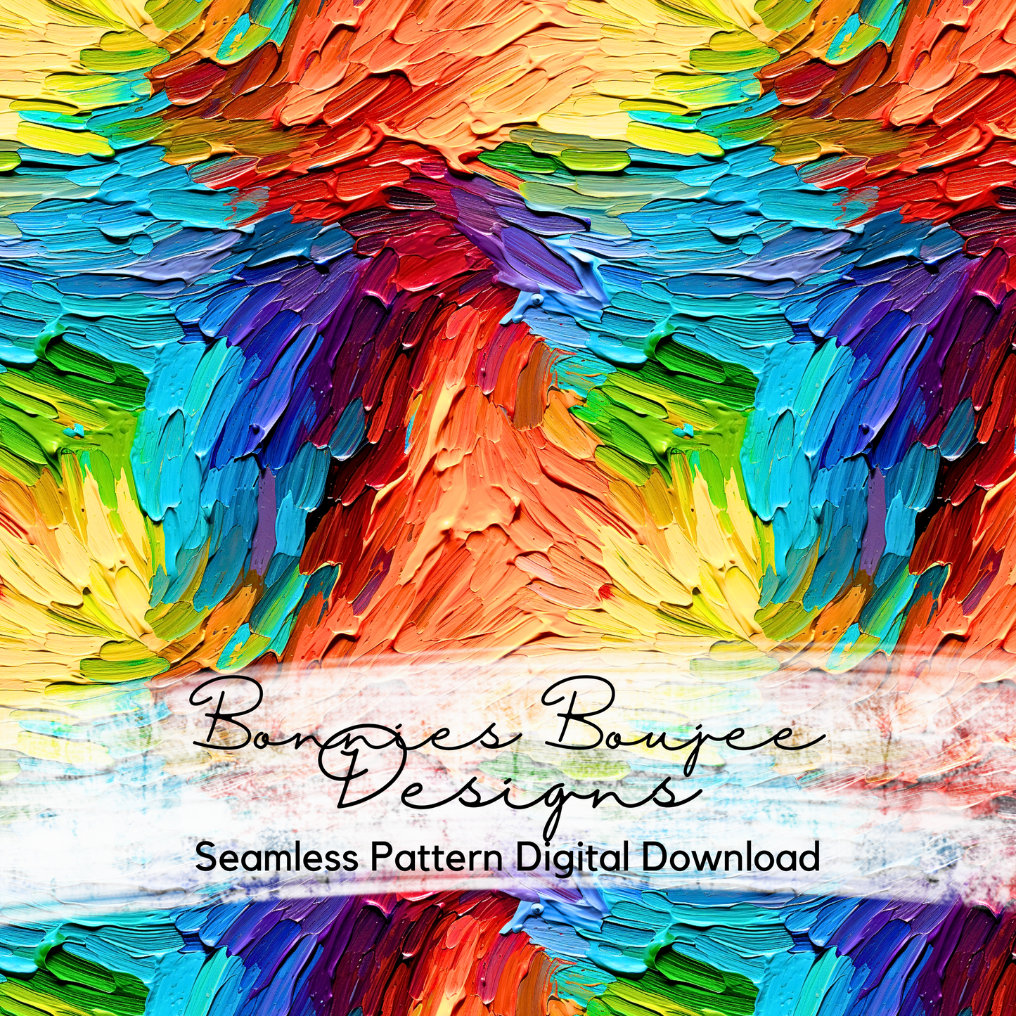 Rainbow Finger Paint Seamless File