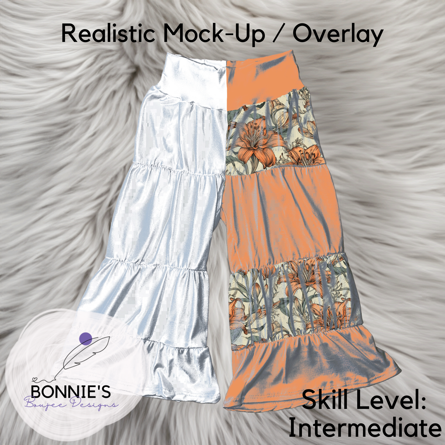 Mock-Up Adelyn Pants from RSD on Fur Background