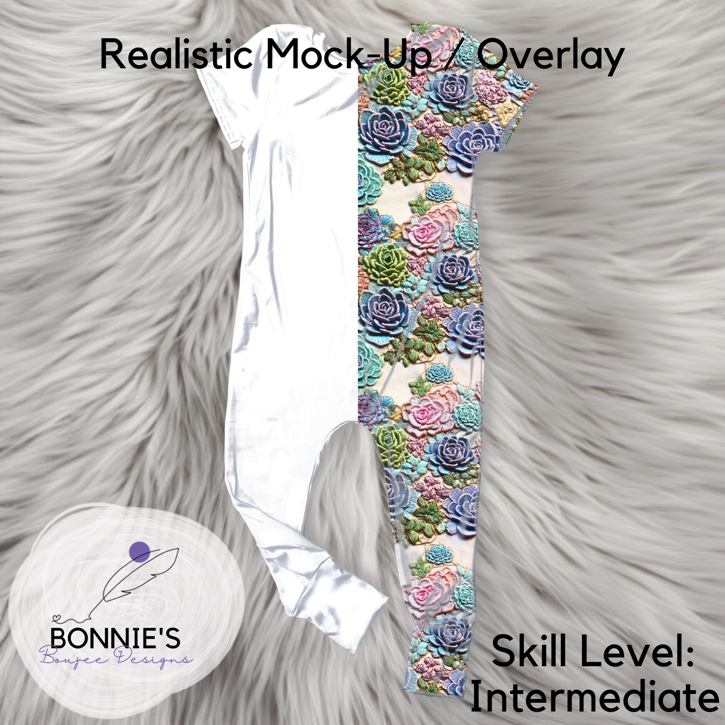 Mock-Up OG Romper from RSD on Fur Background