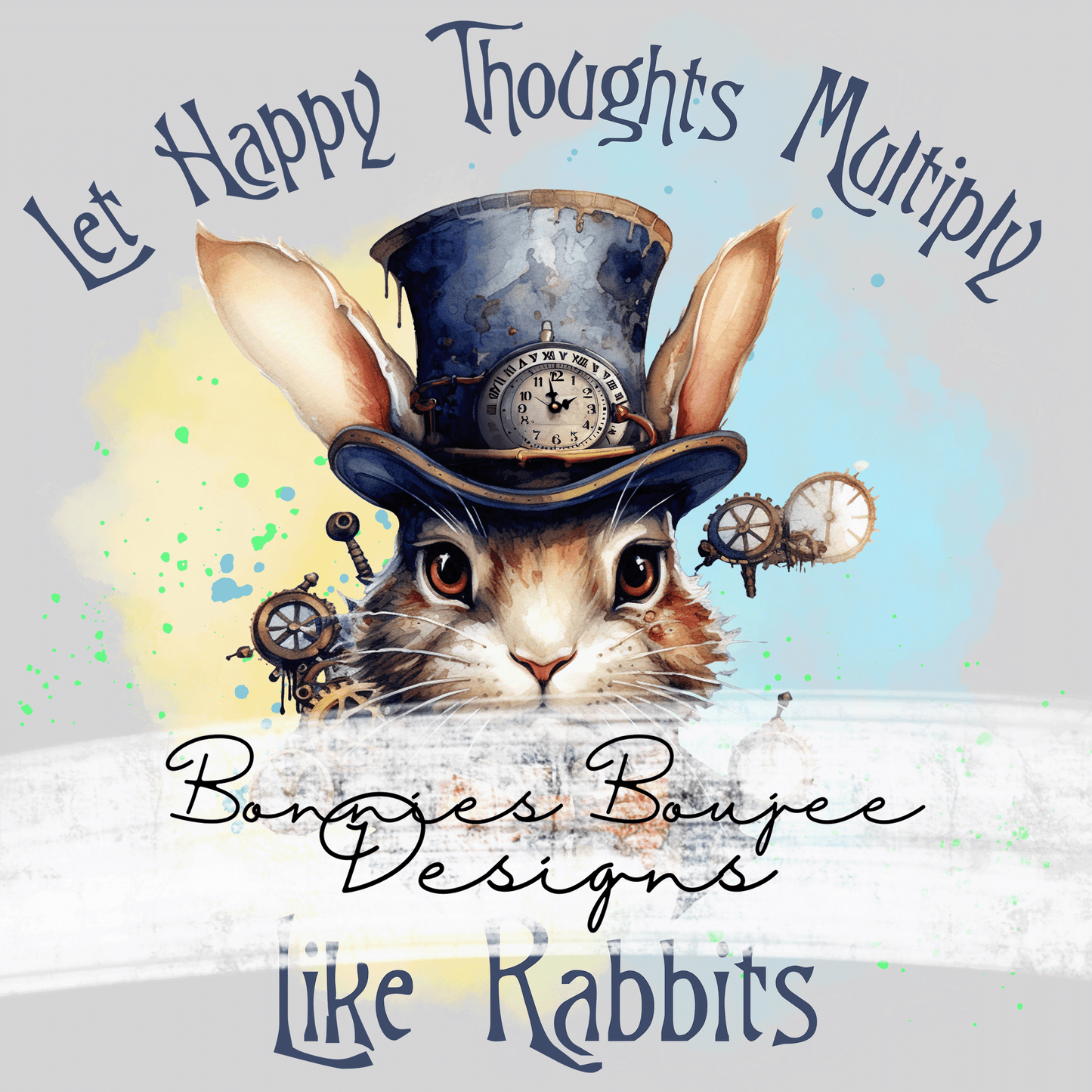 Steampunk Easter Bunny - Sub PNG - Coordinating