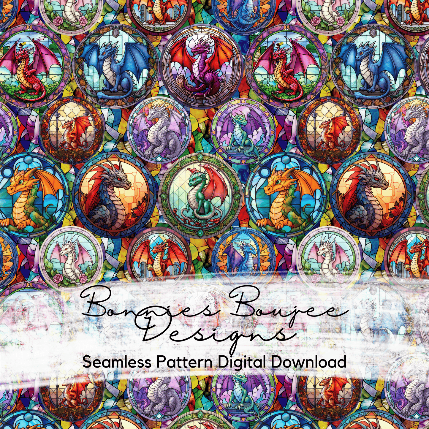 Watercolor Princesses and Dragons Drop Bundle Purchase