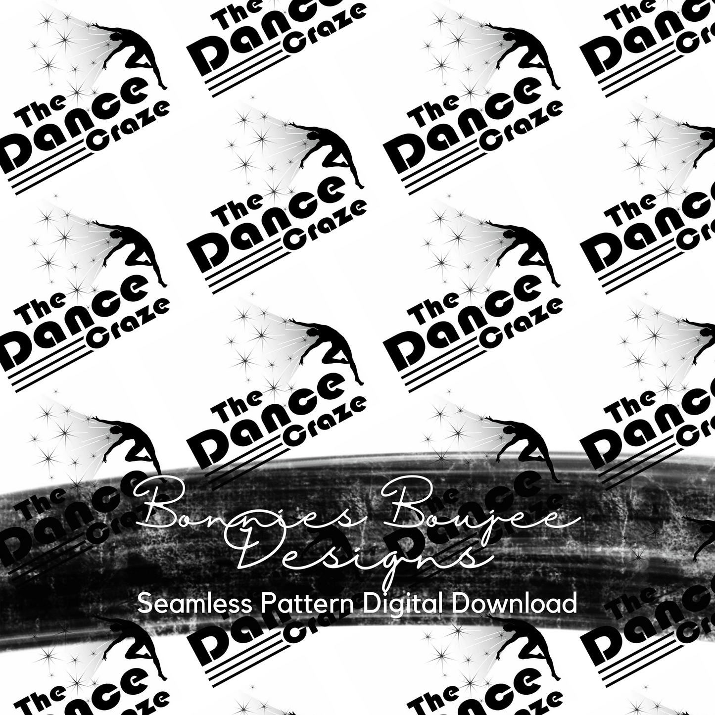 The Dance Craze on White Seamless File