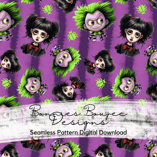 Beetlejuice and Lydia Seamless File