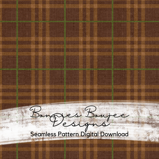 Brown Burlap Plaid Seamless File