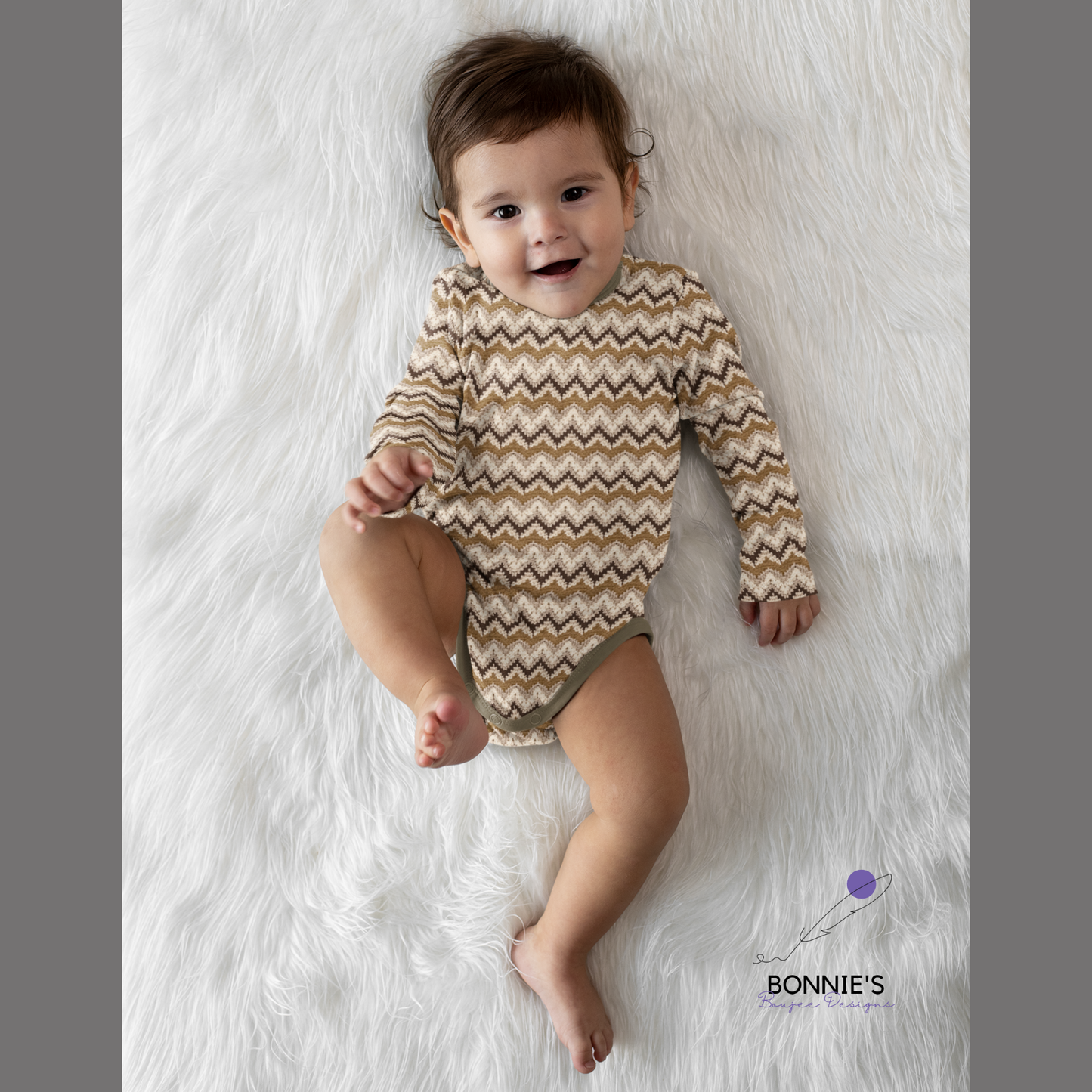 Tan and Brown Chevron Crochet Seamless File