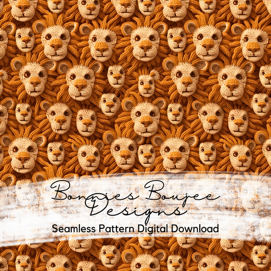 Crochet Zoo Lions Seamless File