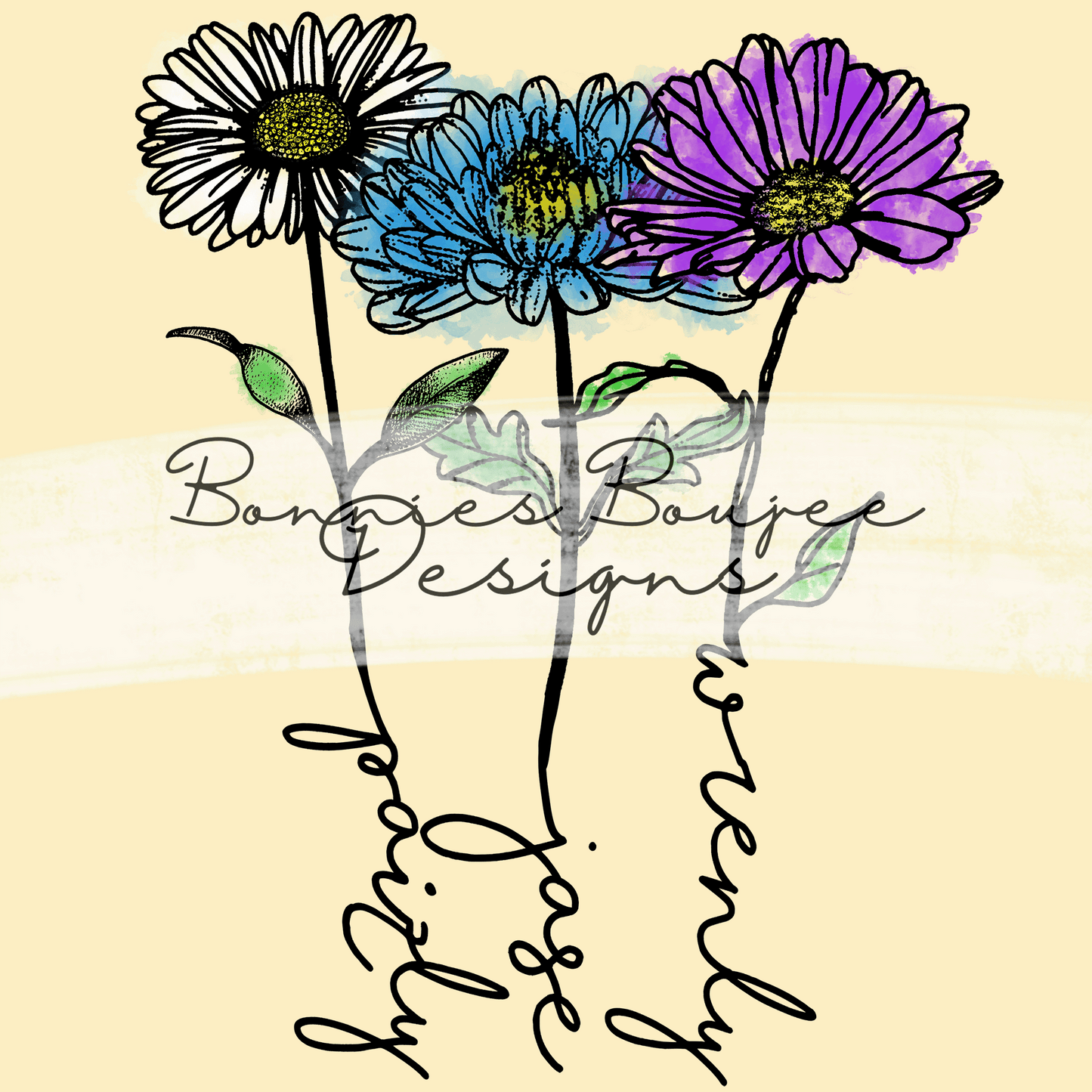 COPELAND's Family Birth Flower PNG