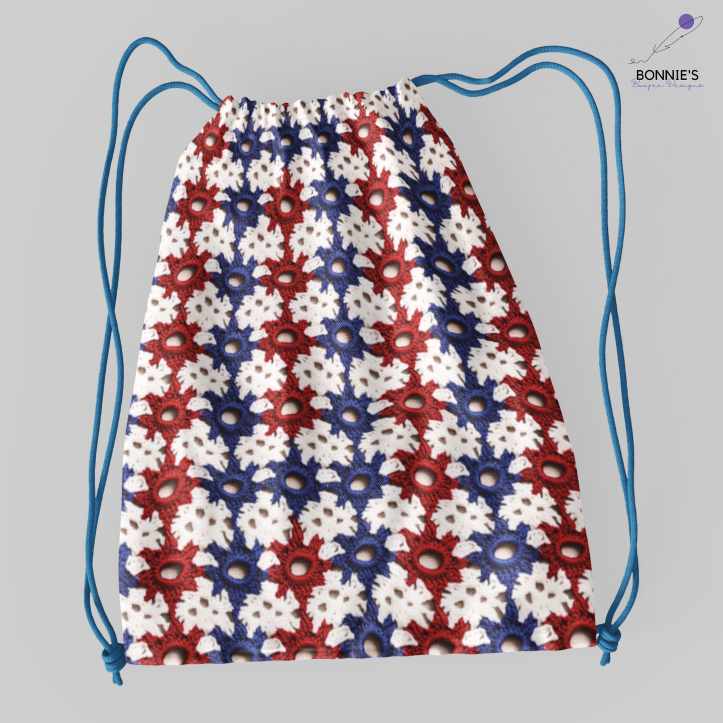 Crochet of Red, White and Blue Seamless File