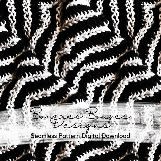 Zebra Striped Crochet Seamless File