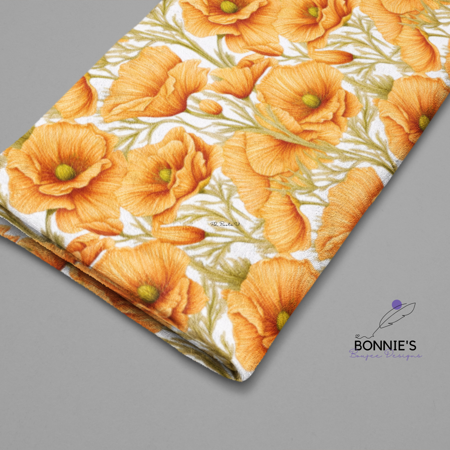 California Poppy Flowers Seamless File