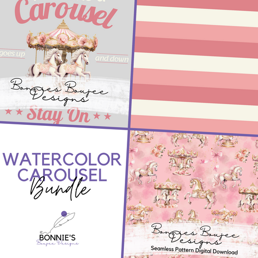 Carousel in Watercolor Bundle Purchase