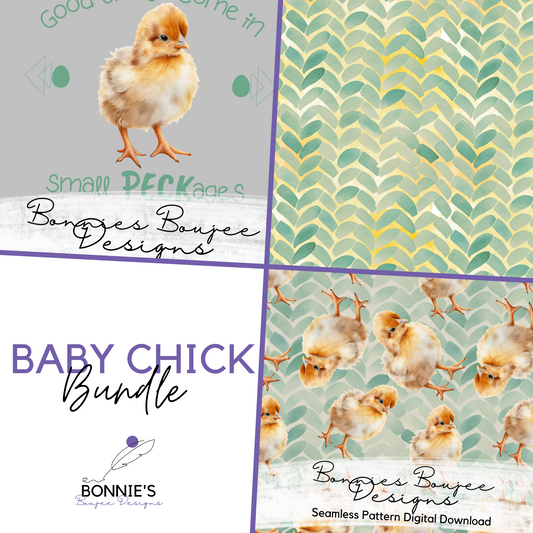 Baby Chick Watercolor Bundle Purchase