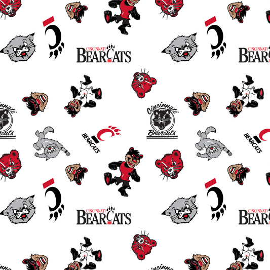 Bearcats Logo on White Seamless File