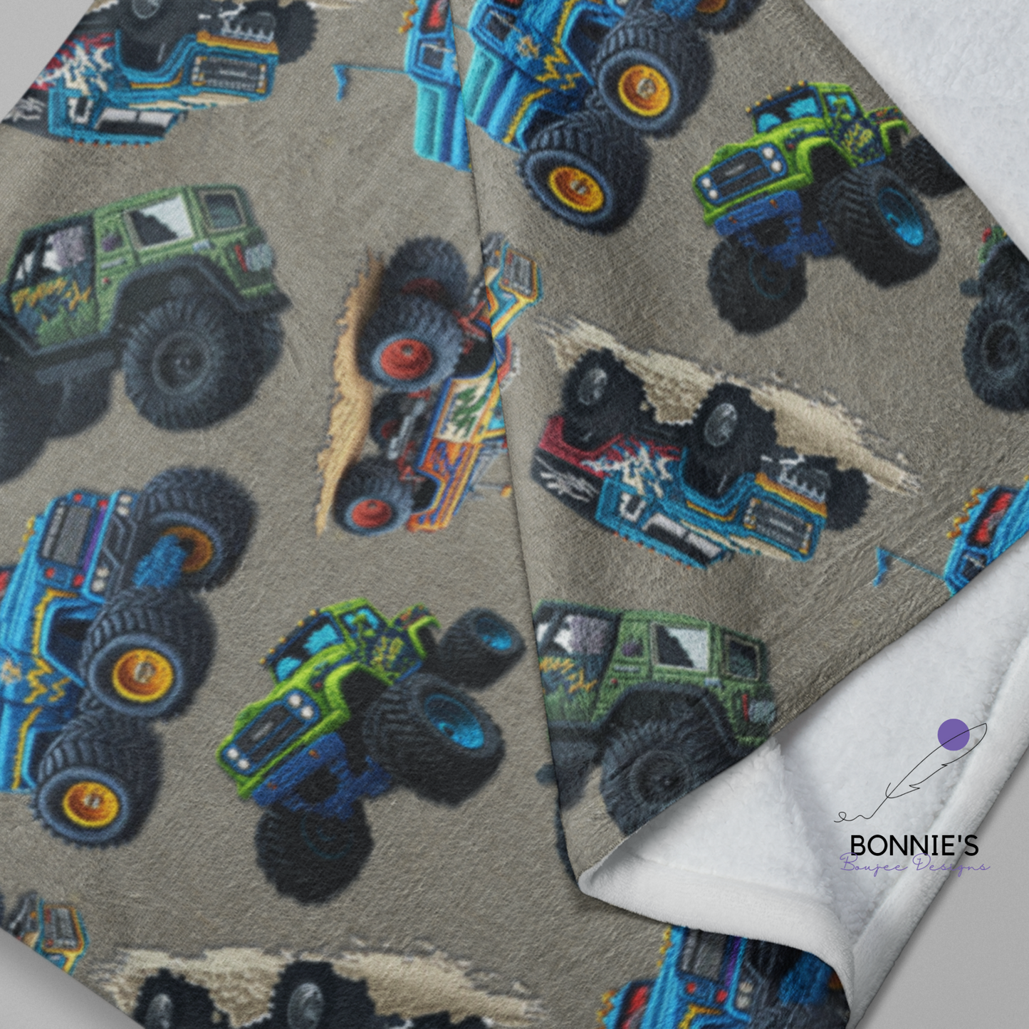 Embroidery Monster Trucks Seamless File