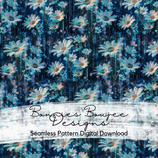 Electric Daisy Floral Seamless File