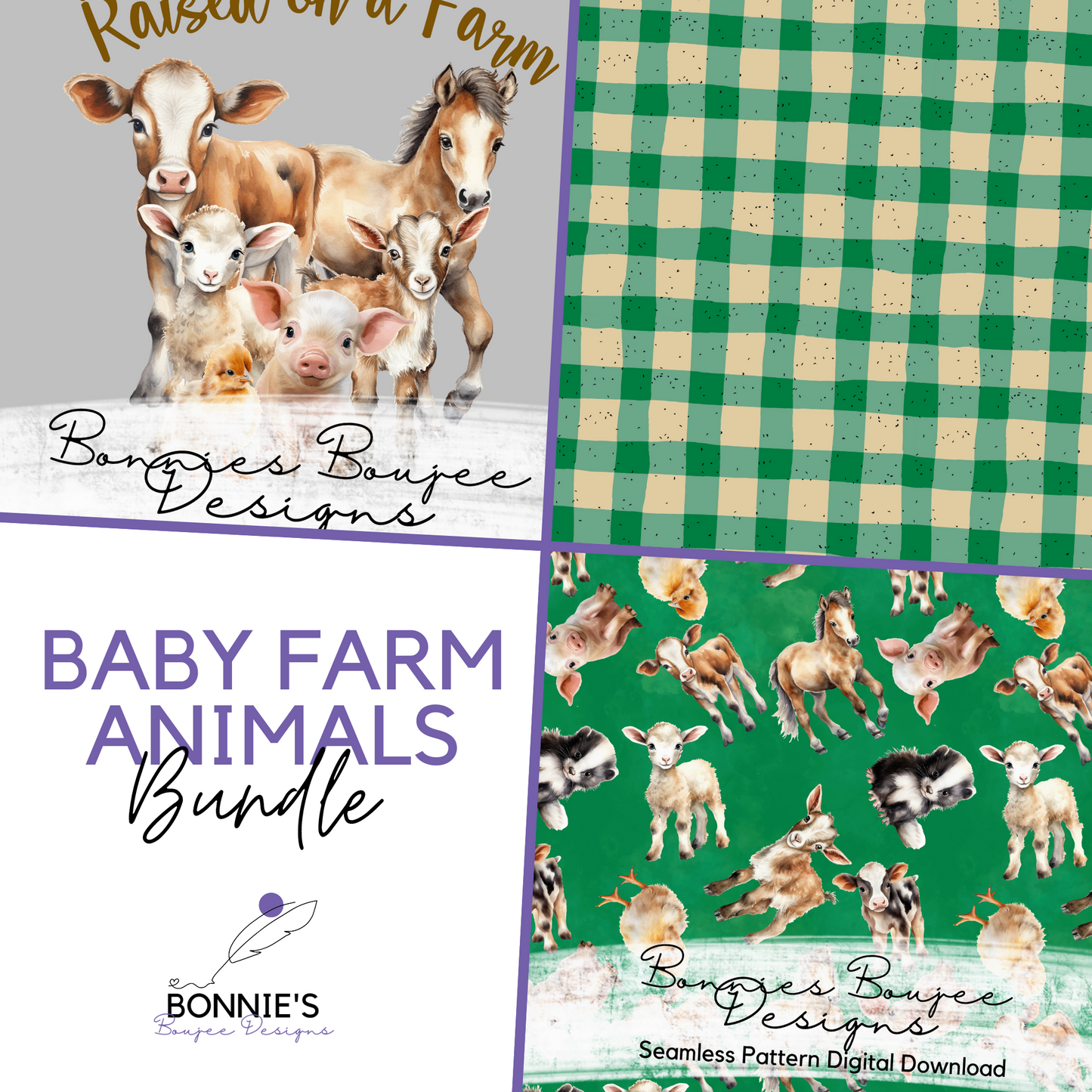 Baby Farm Animals Bundle Purchase