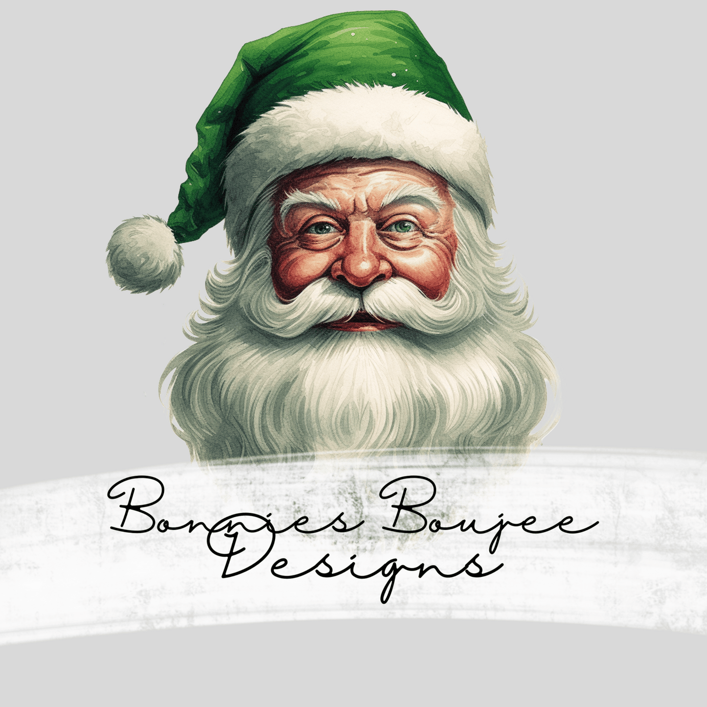 Green Santa Sub PNG - Coordinating