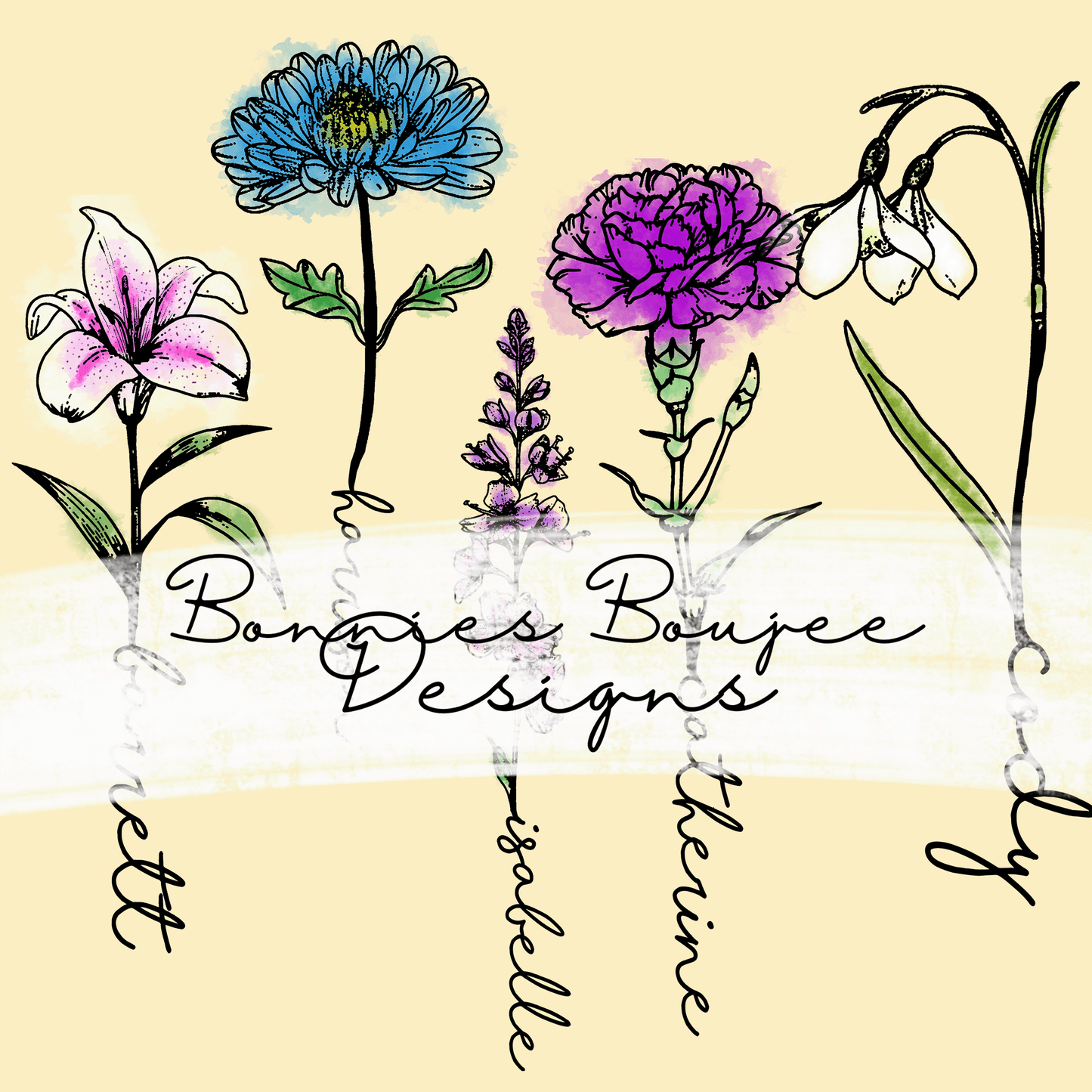 Hansen Order of Birth Flower PNG