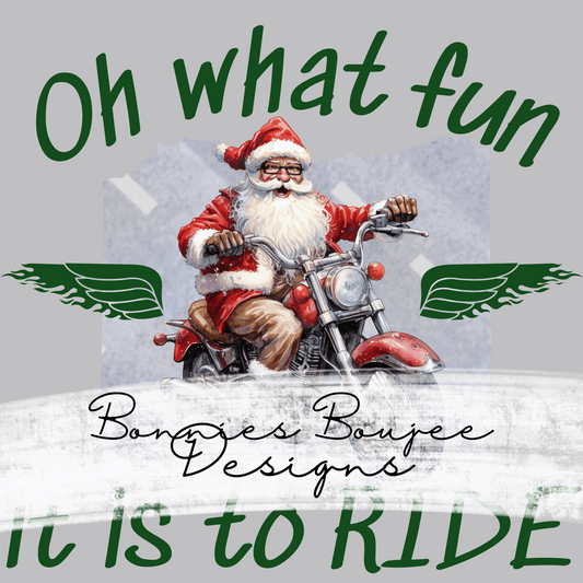 Biker Santa - Sub PNG - Coordinating