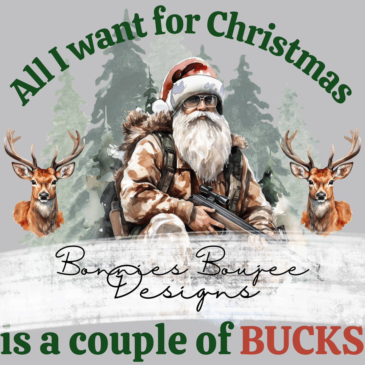 Hunting Santa - Sub PNG - Coordinating