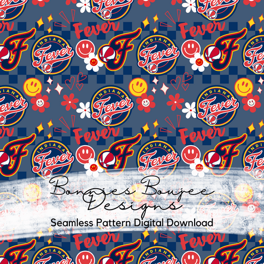 IN Fever Retro Groovy Theme Seamless File