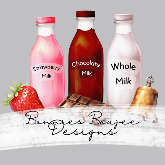 Bottled Milk Flavors - Sub PNG - Coordinating