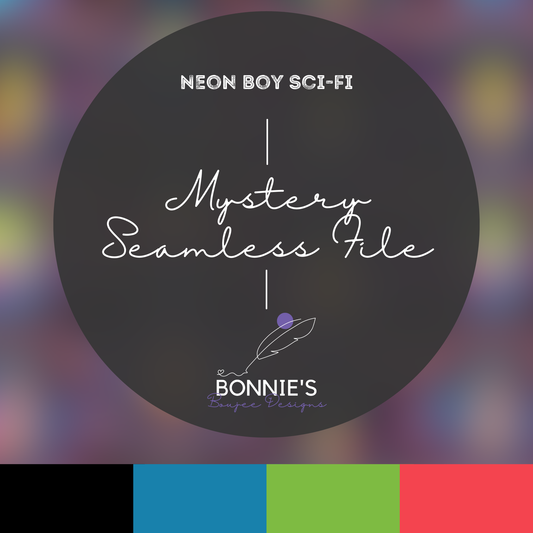 Mystery File Neon Boy SciFi Design Seamless File