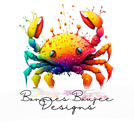 Summer Beach Crab Sub PNG - Coordinating