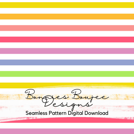 Pastel Rainbow Striped Seamless File