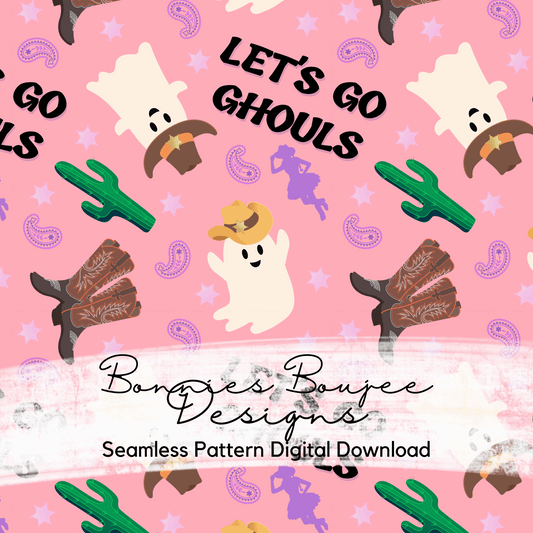 Let's Go Ghouls Seamless File