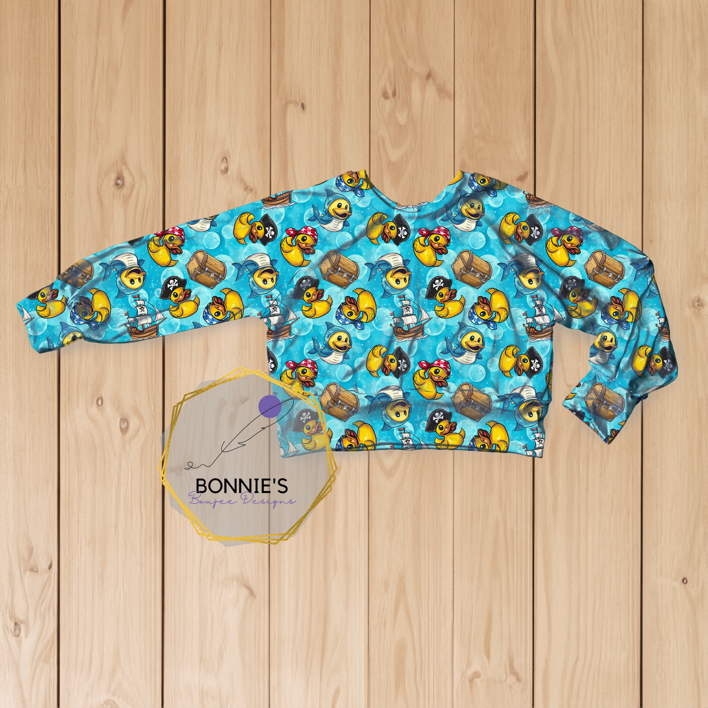 Pirate Ducks Rubber Duckies Bundle Seamless files including SWIM SAFE colorway options