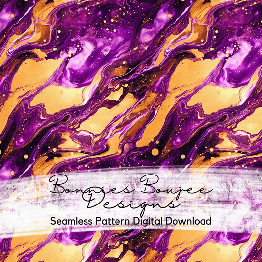 Purple and Gold Marbled Seamless File