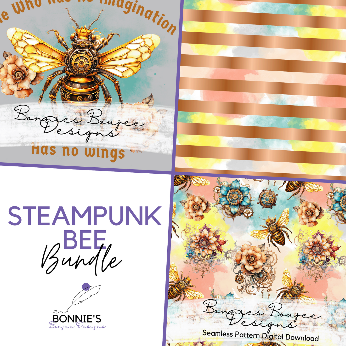 Steampunk Bee Bundle Purchase