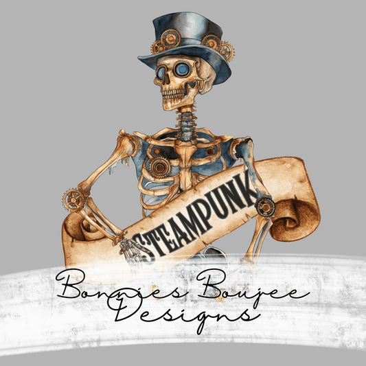 Steampunk Skeleton PNG - Coordinating