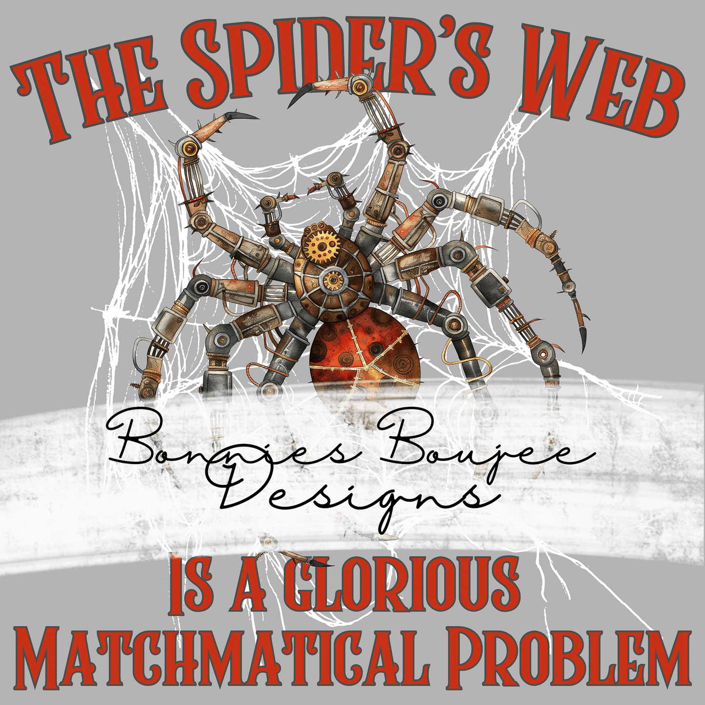 Steampunk Spider PNG - Coordinating
