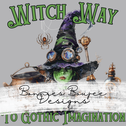 Steampunk Witch PNG - Coordinating