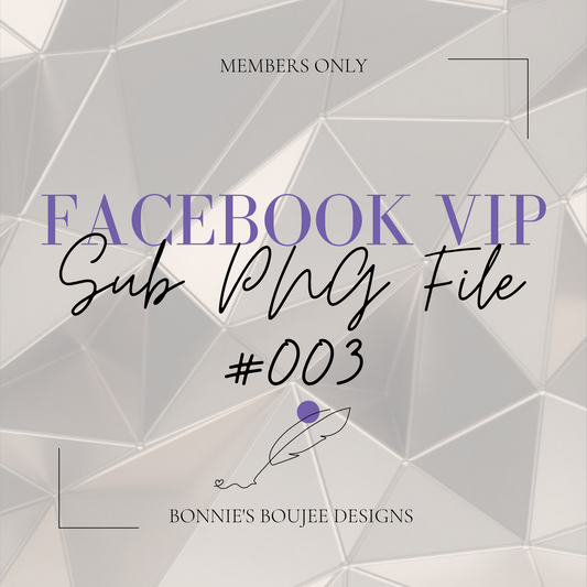 Facebook VIP Sub PNG #003