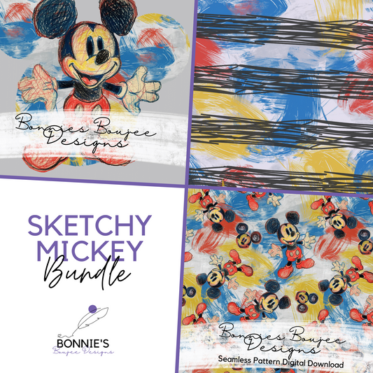 LIMITED Exclusive Sketchy Mickey Bundle Purchase