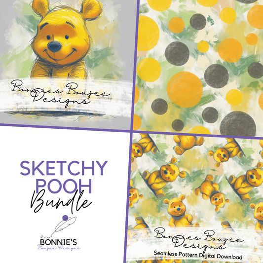 LIMITED Exclusive Sketchy Pooh Bundle Purchase