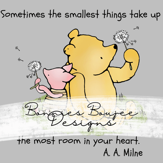 The Smallest Things Classic Pooh Sublimination PNG